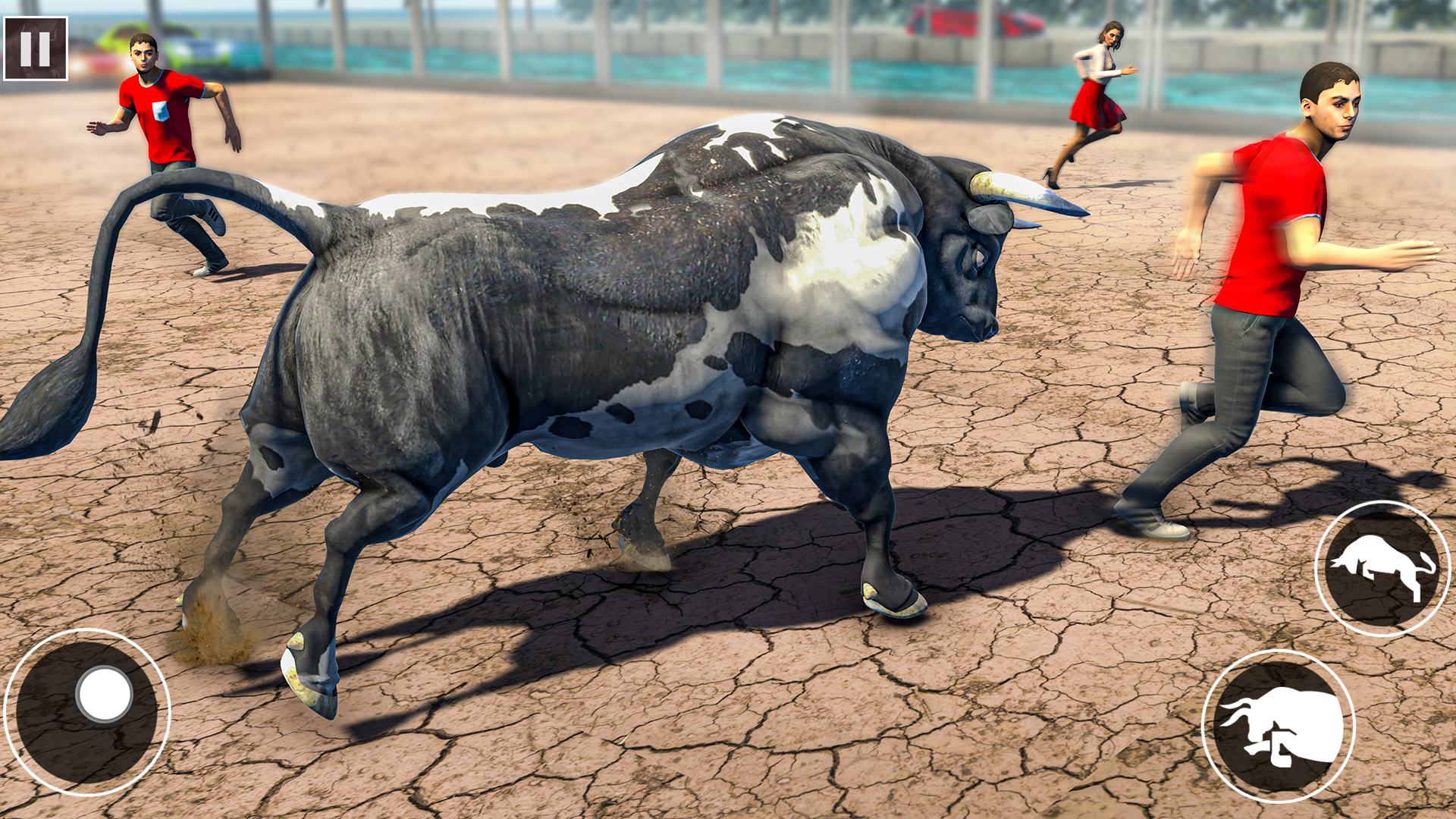 اسکرین شات 3 بازی Bull Fighting Game: Bull Games