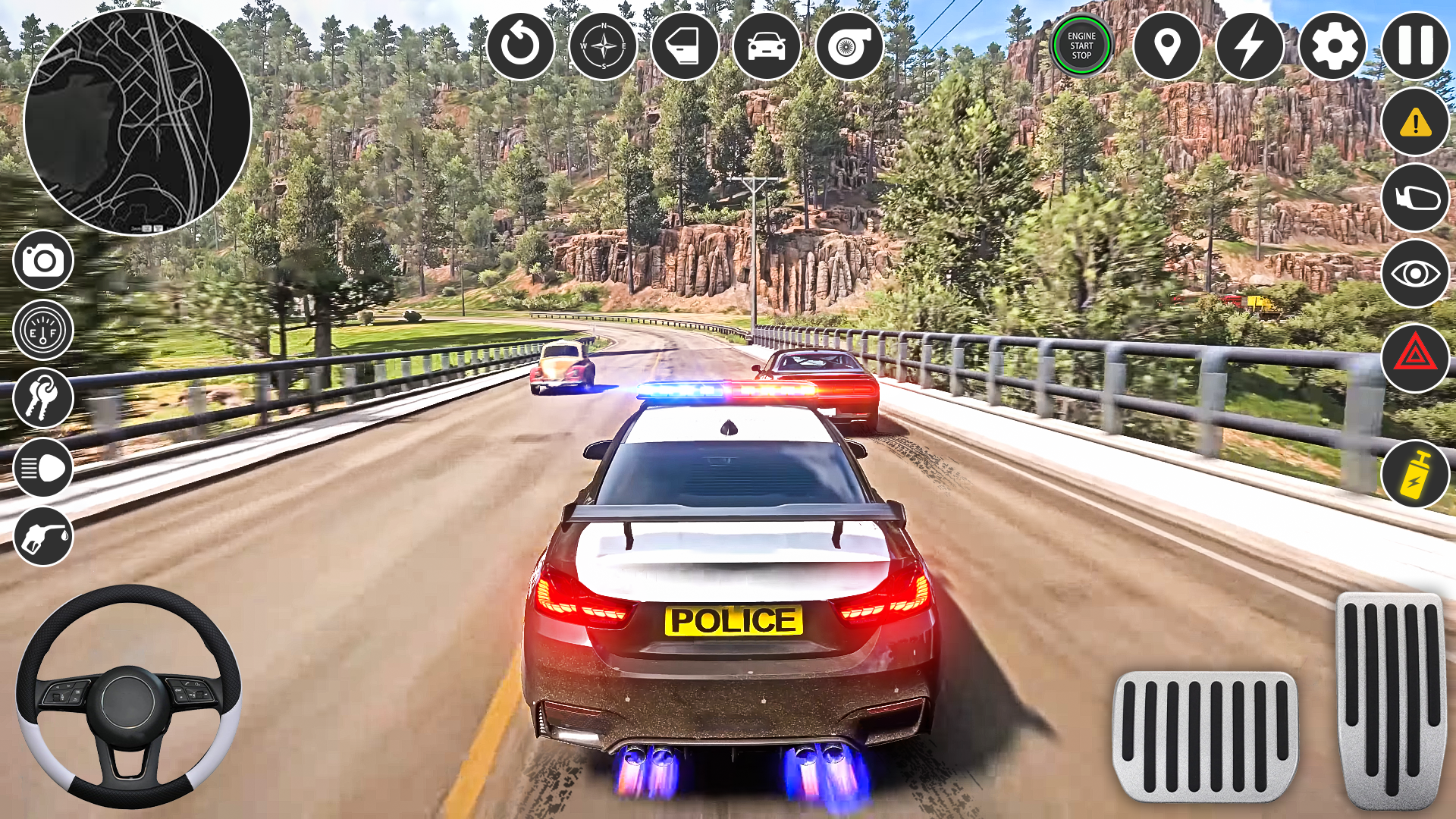 اسکرین شات 5 بازی Police Car Chase 3D Car Games