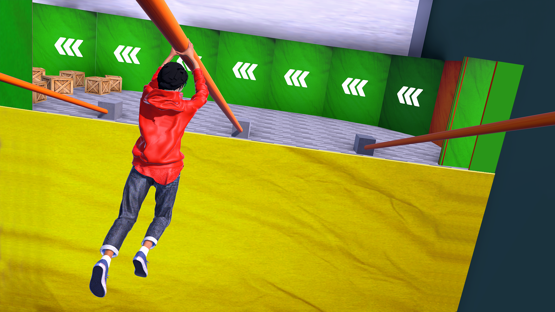 اسکرین شات 5 بازی Go Up Go Down: Parkour Rooftop