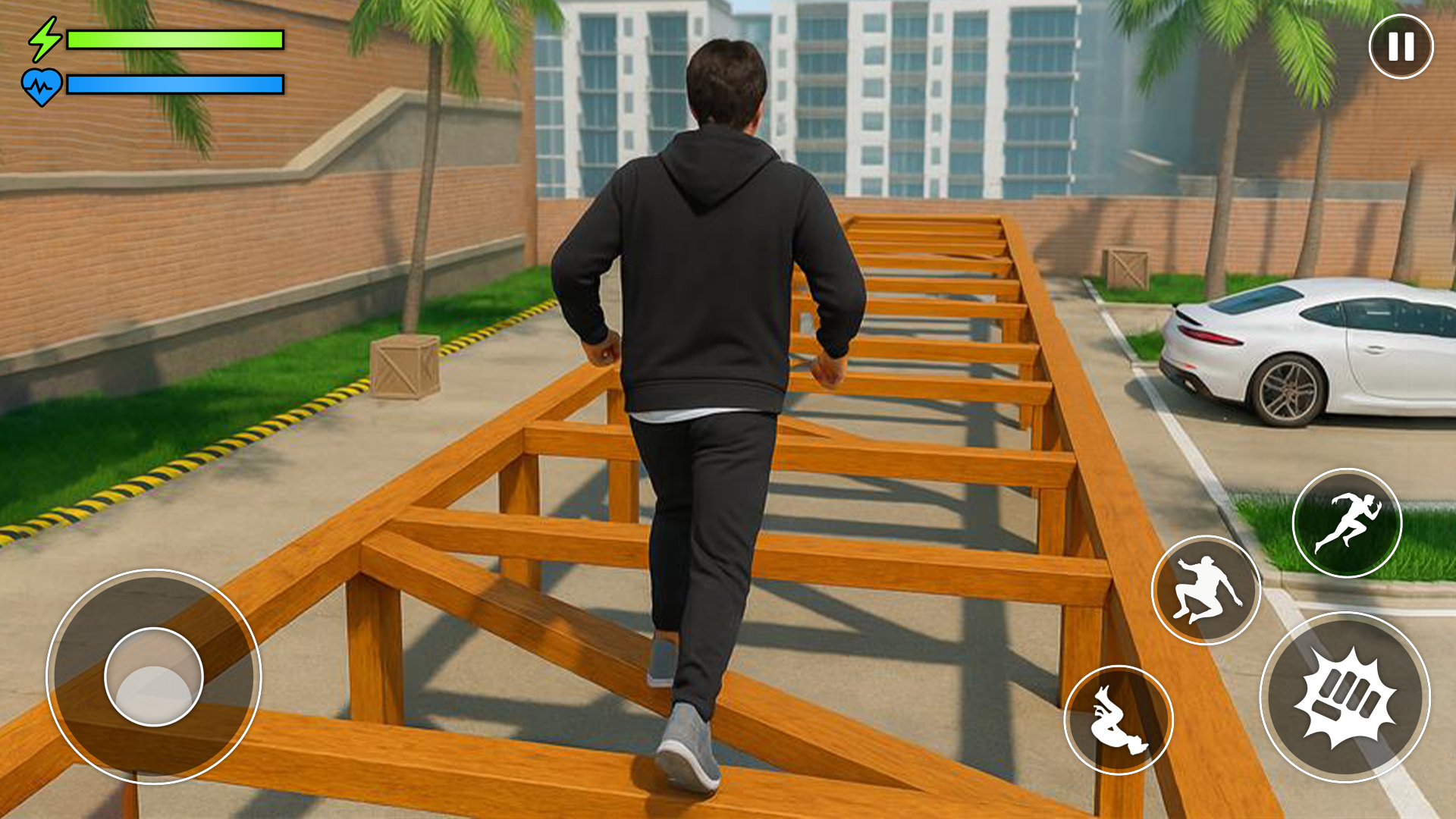 اسکرین شات 3 بازی Go Up Go Down: Parkour Rooftop