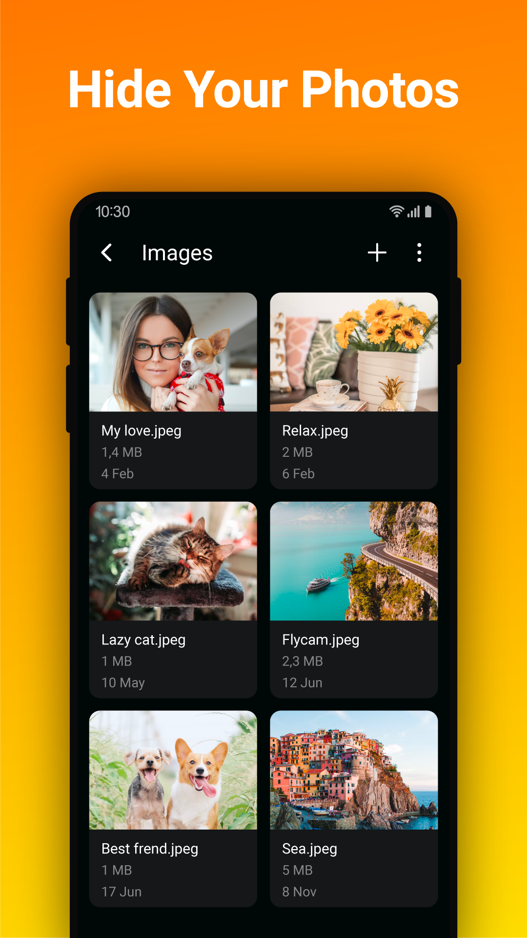 اسکرین شات 4 برنامه Calculator Vault, Gallery Lock
