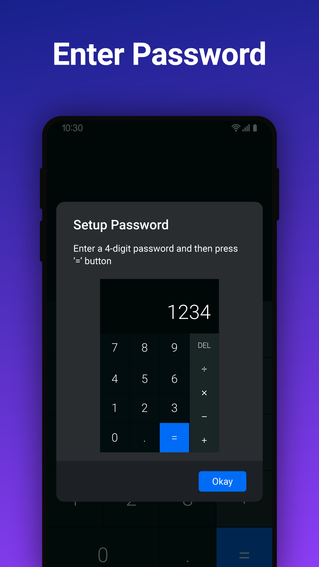 اسکرین شات 6 برنامه Calculator Vault, Gallery Lock