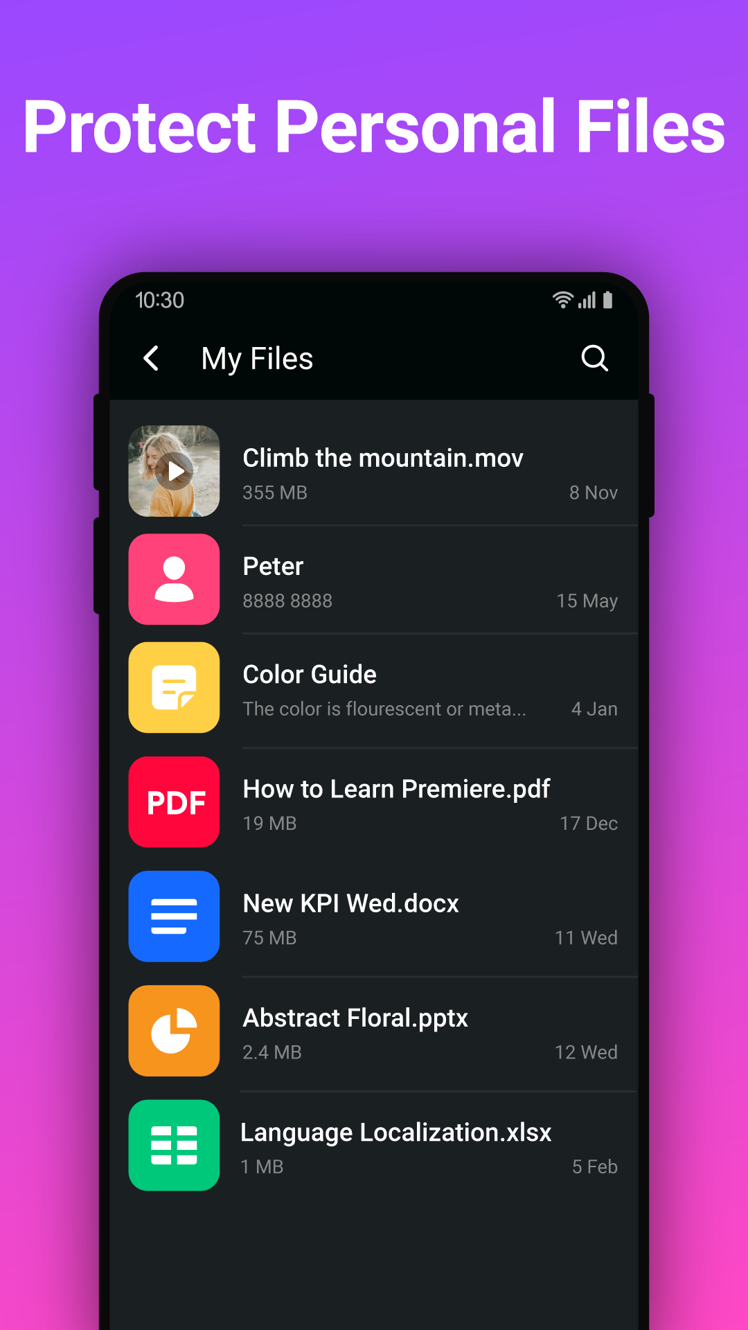 اسکرین شات 5 برنامه Calculator Vault, Gallery Lock