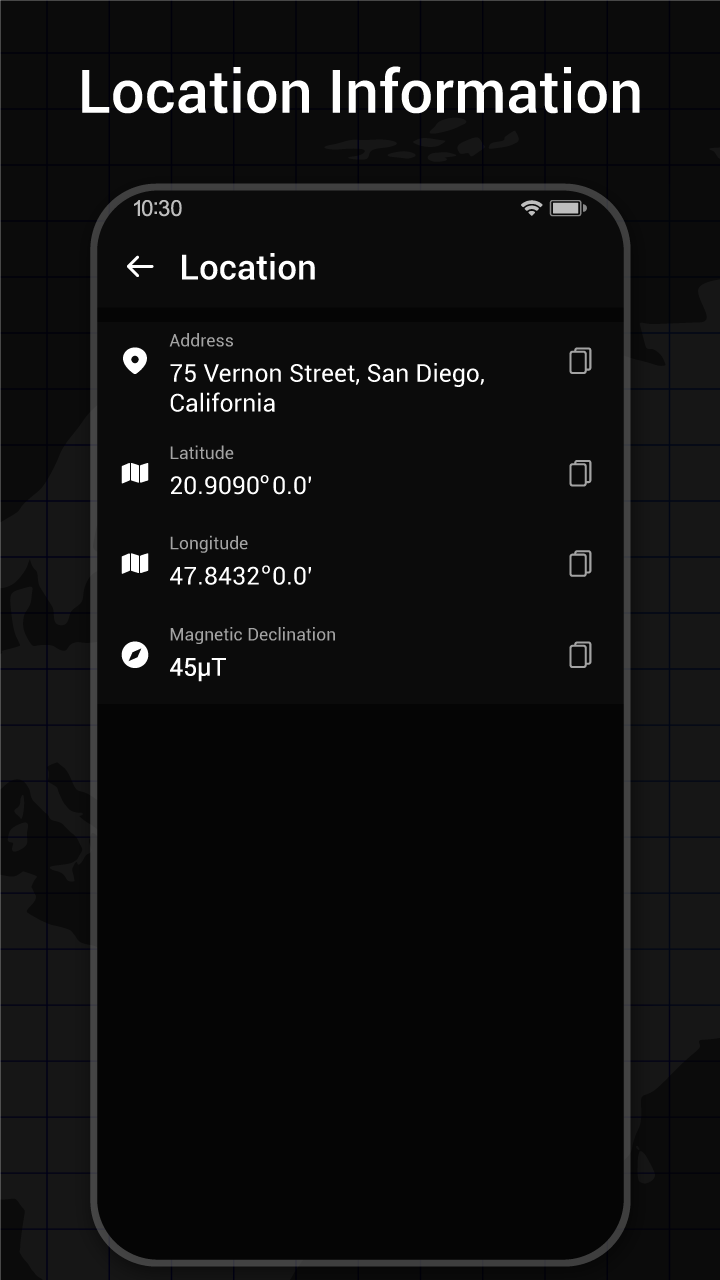 اسکرین شات 3 برنامه Compass App: Direction Compass