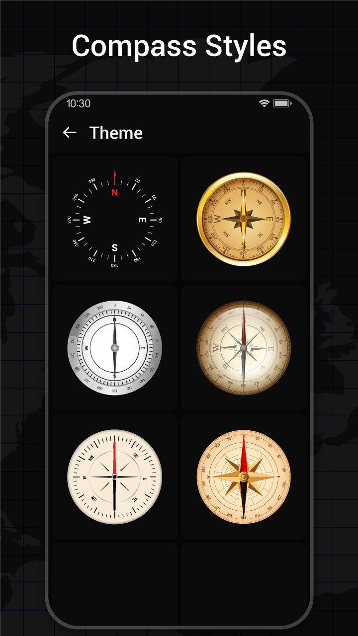 اسکرین شات 2 برنامه Compass App: Direction Compass