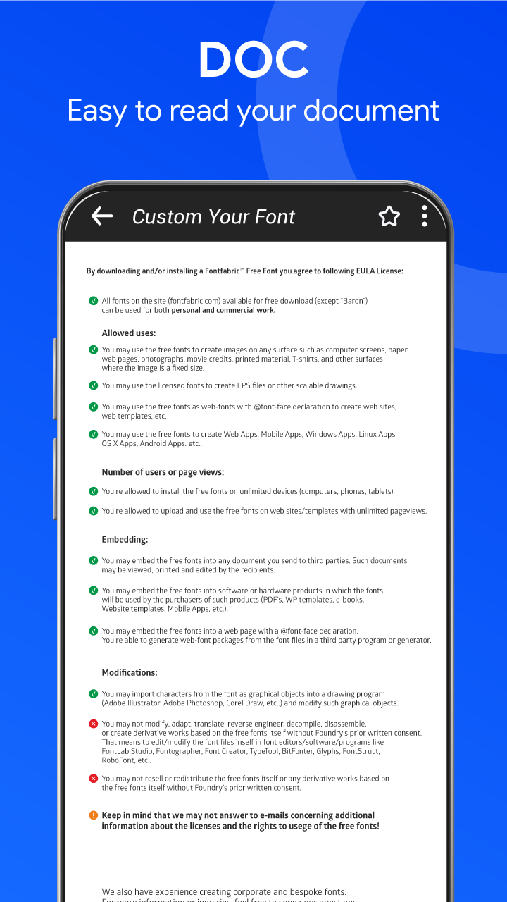 اسکرین شات 3 برنامه Document Viewer - File Reader