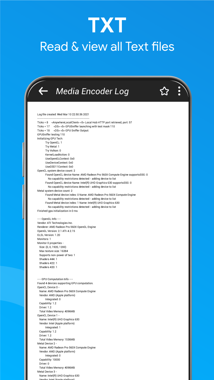 اسکرین شات 5 برنامه Document Viewer - File Reader