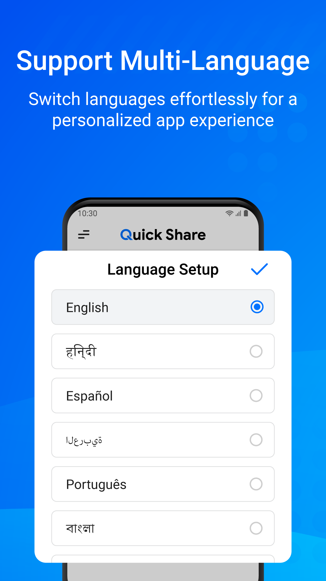 اسکرین شات 5 برنامه Quick Share - File Transfer
