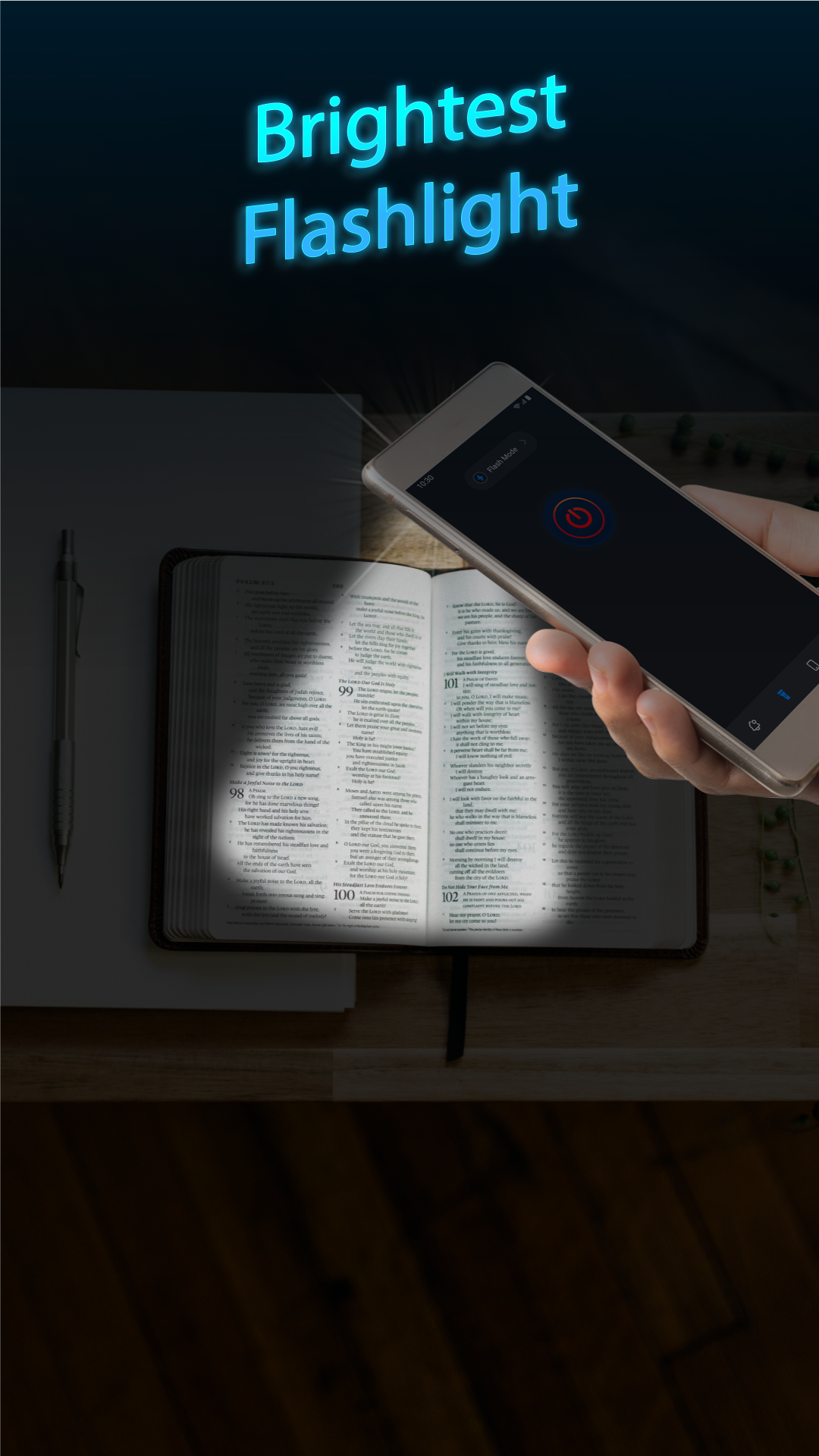 اسکرین شات 3 برنامه Flash Alert - LED Flashlight