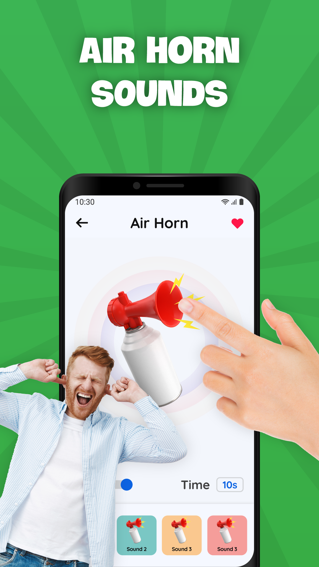 اسکرین شات 1 برنامه Prank Sounds: Haircut & Fart