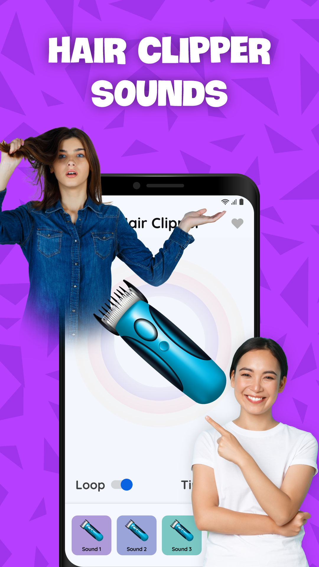 اسکرین شات 2 برنامه Prank Sounds: Haircut & Fart