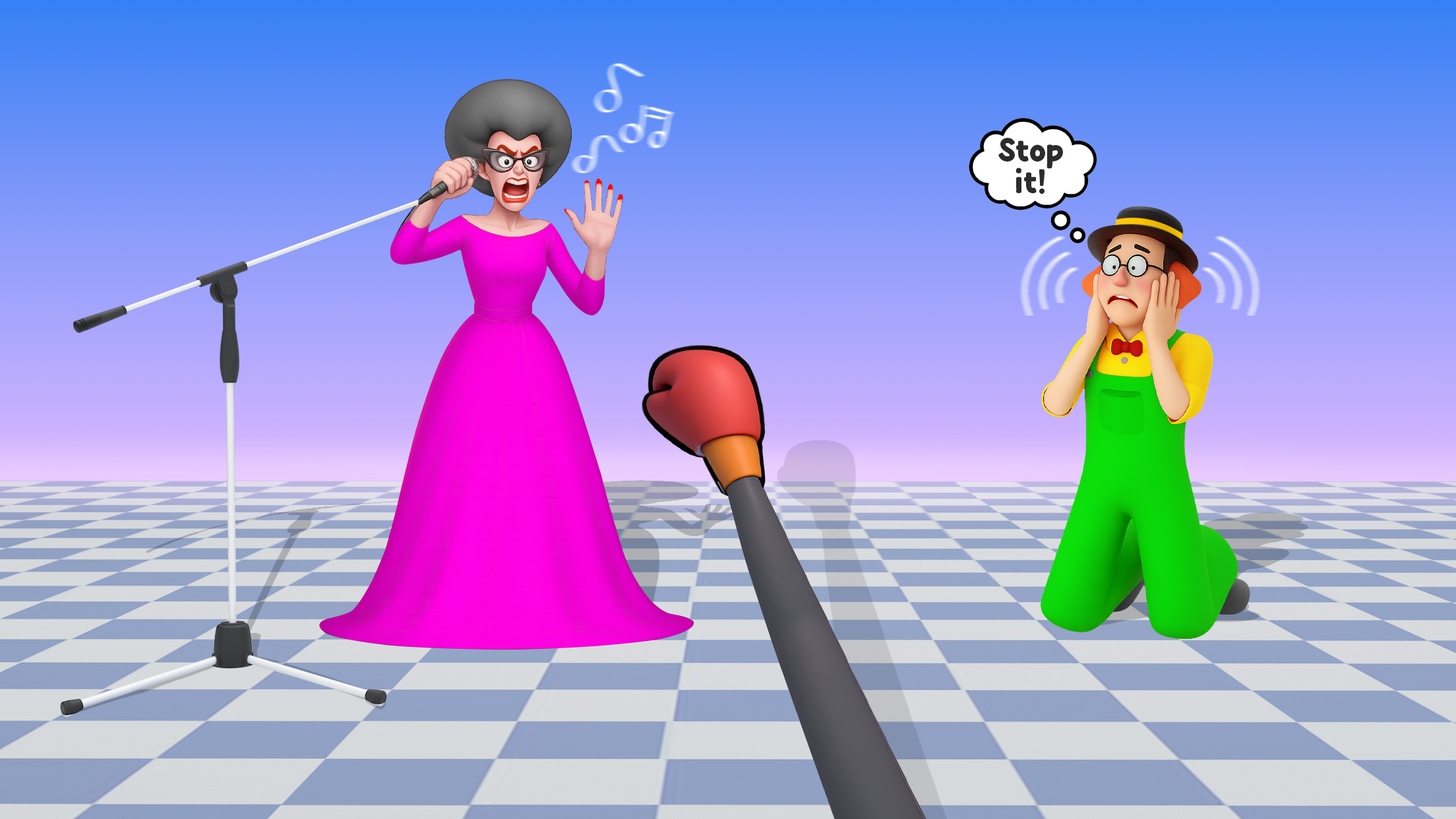 اسکرین شات 1 بازی Step Mom Chaos: Prank & Punch