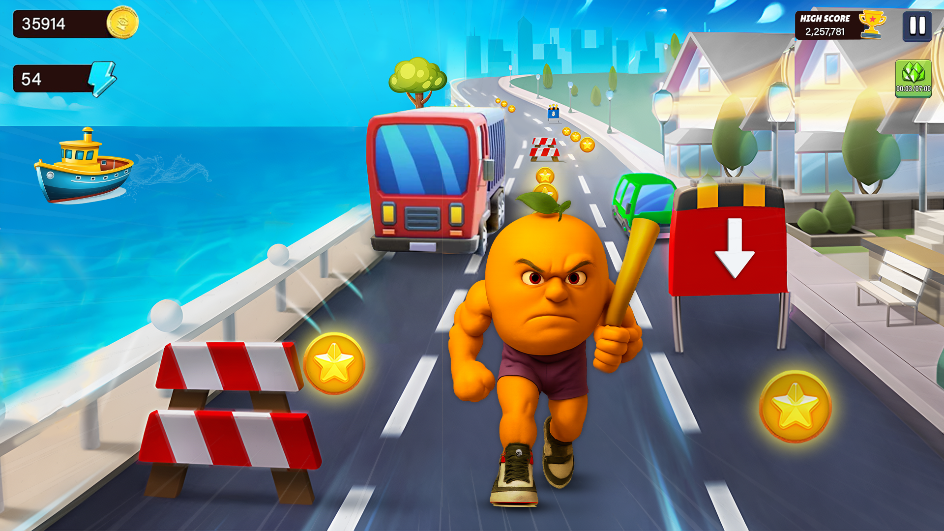 اسکرین شات 8 بازی Mini Car Runner - Meme Games