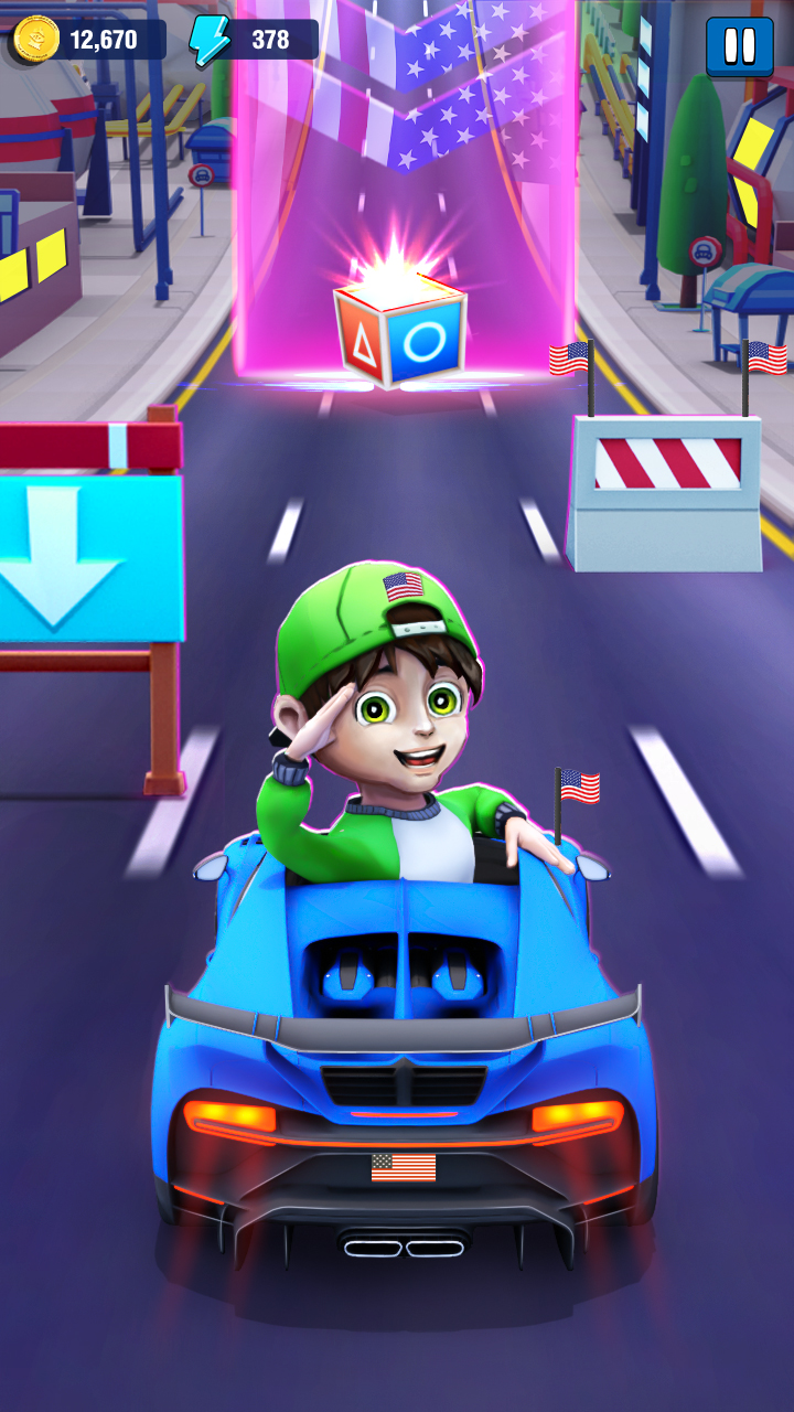 اسکرین شات 2 بازی Mini Car Runner - Racing Games