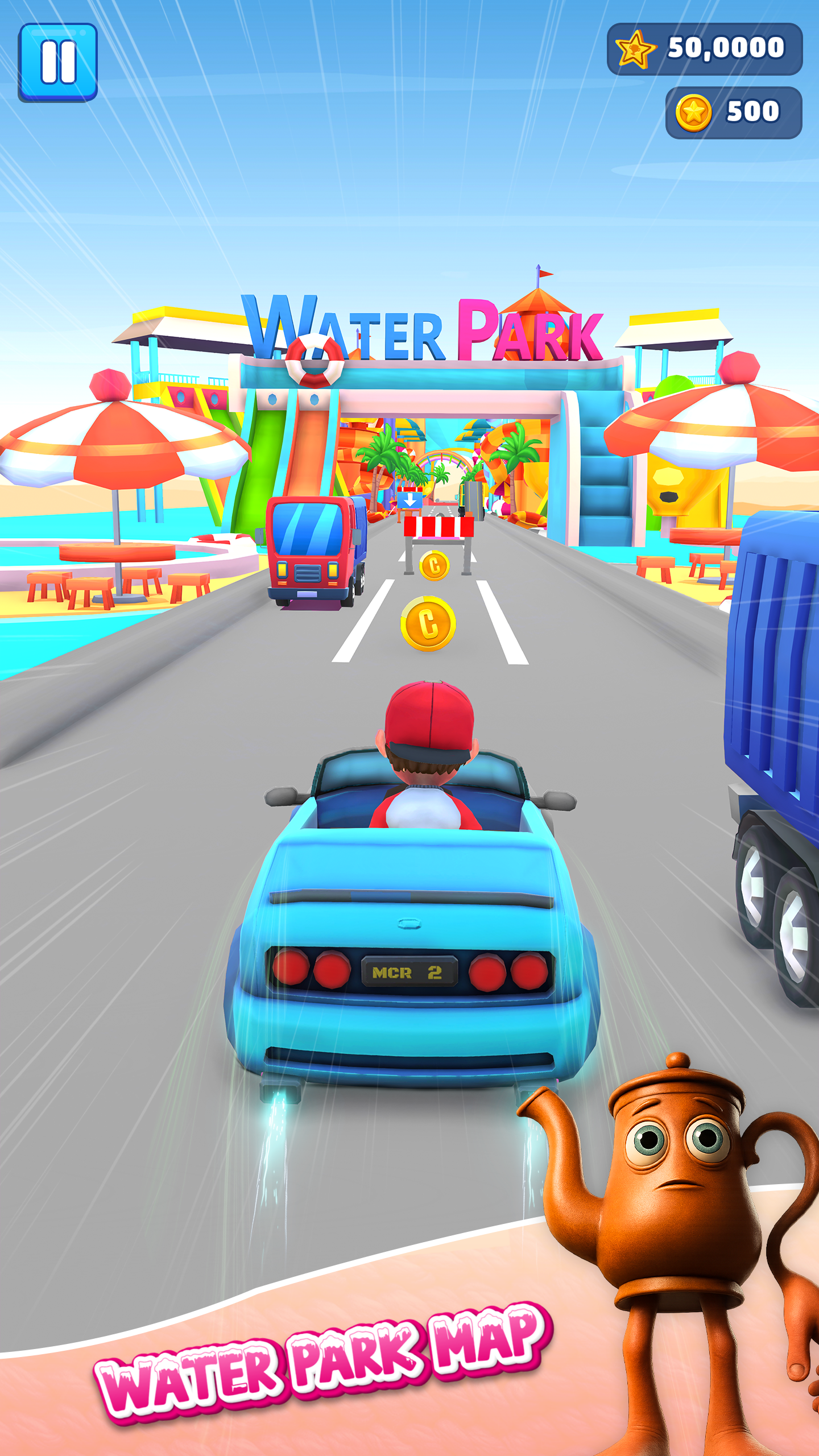 اسکرین شات 6 بازی Mini Car Runner - Meme Games