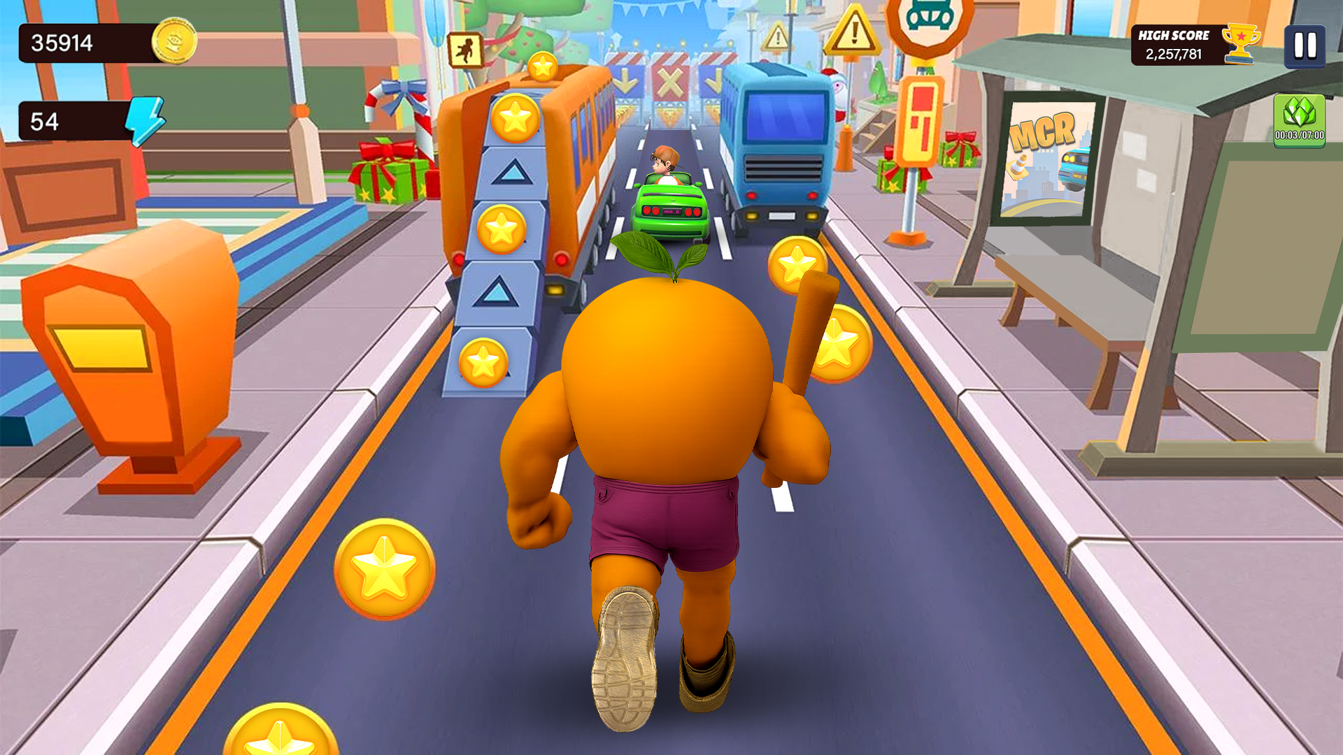 اسکرین شات 7 بازی Mini Car Runner - Meme Games