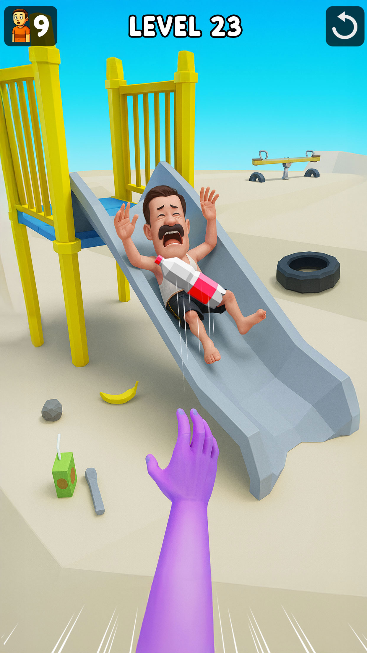 اسکرین شات 3 بازی Sleepy Dude: Toss & Wake