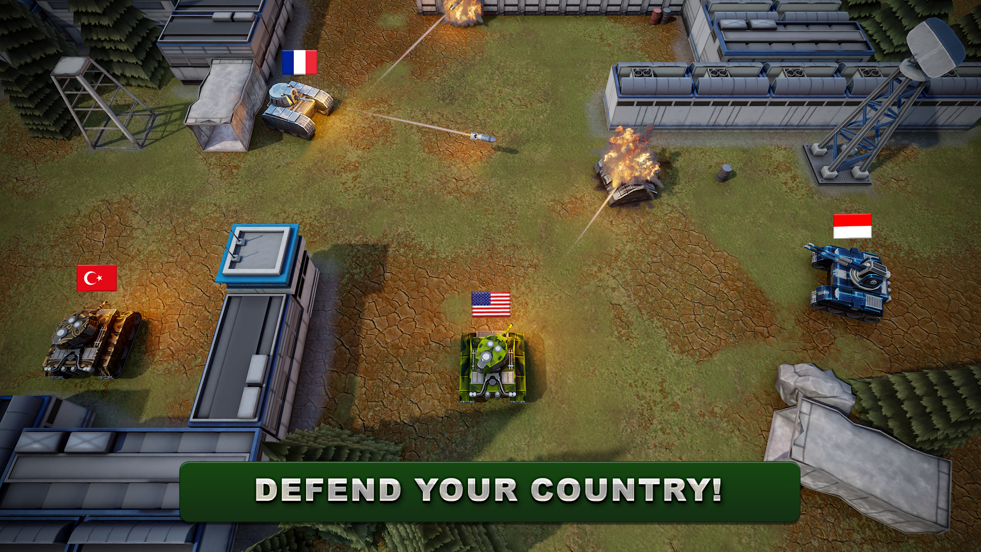 اسکرین شات 2 بازی Tank Battle Heroes: World War
