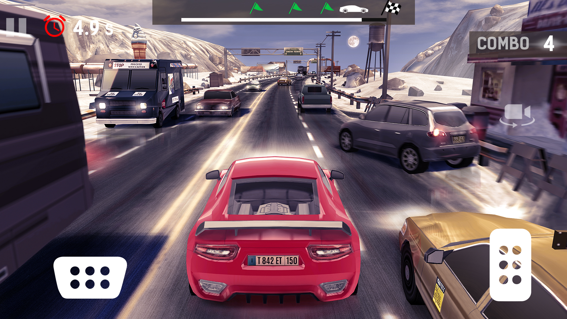 اسکرین شات 4 بازی Traffic Xtreme: Car Speed Race