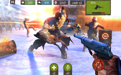 اسکرین شات 1 بازی Zombie Call: Trigger 3D First Person Shooter Game