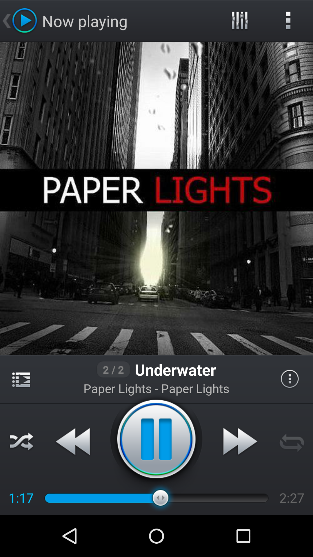 اسکرین شات 2 برنامه PlayerPro Blue Wonder Skin