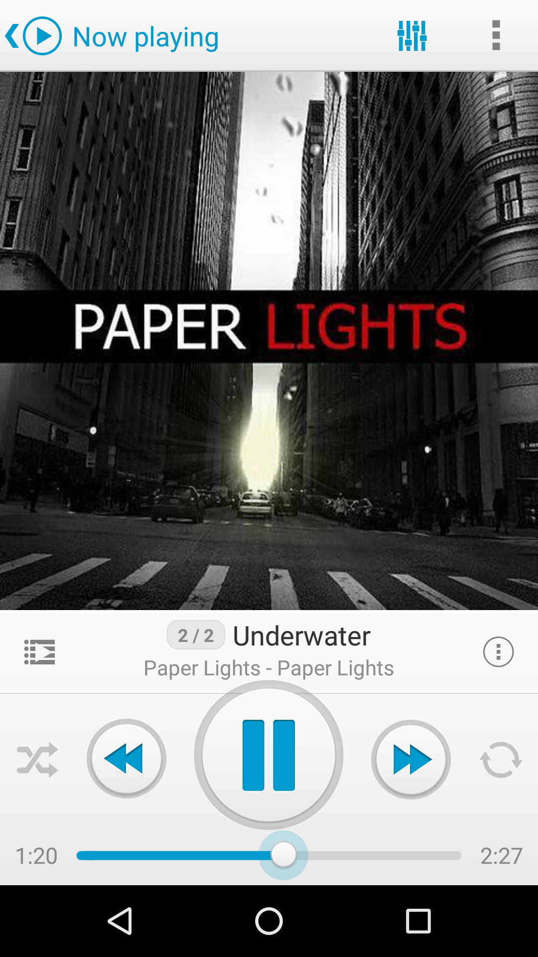 اسکرین شات 2 برنامه PlayerPro Cloudy Skin