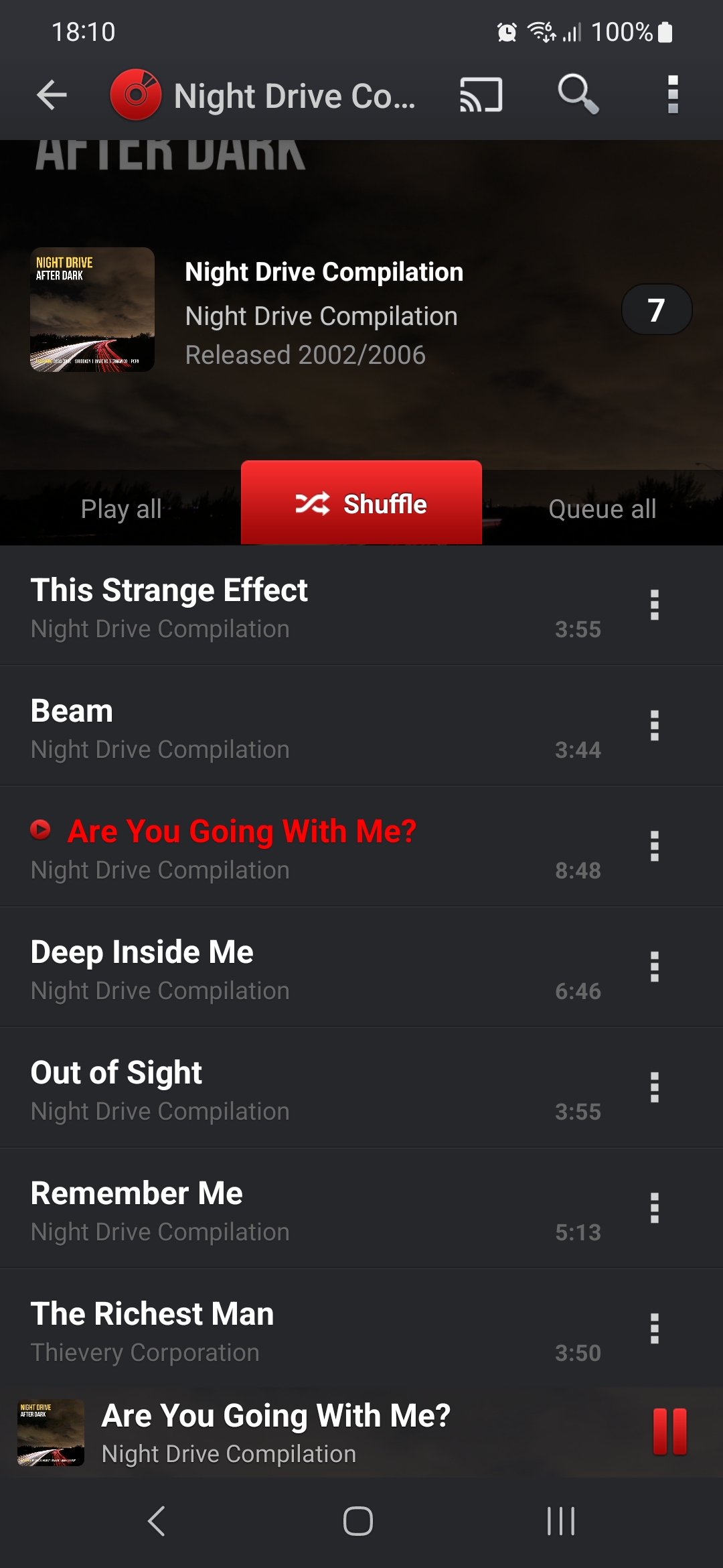 اسکرین شات 5 برنامه PlayerPro Music Player