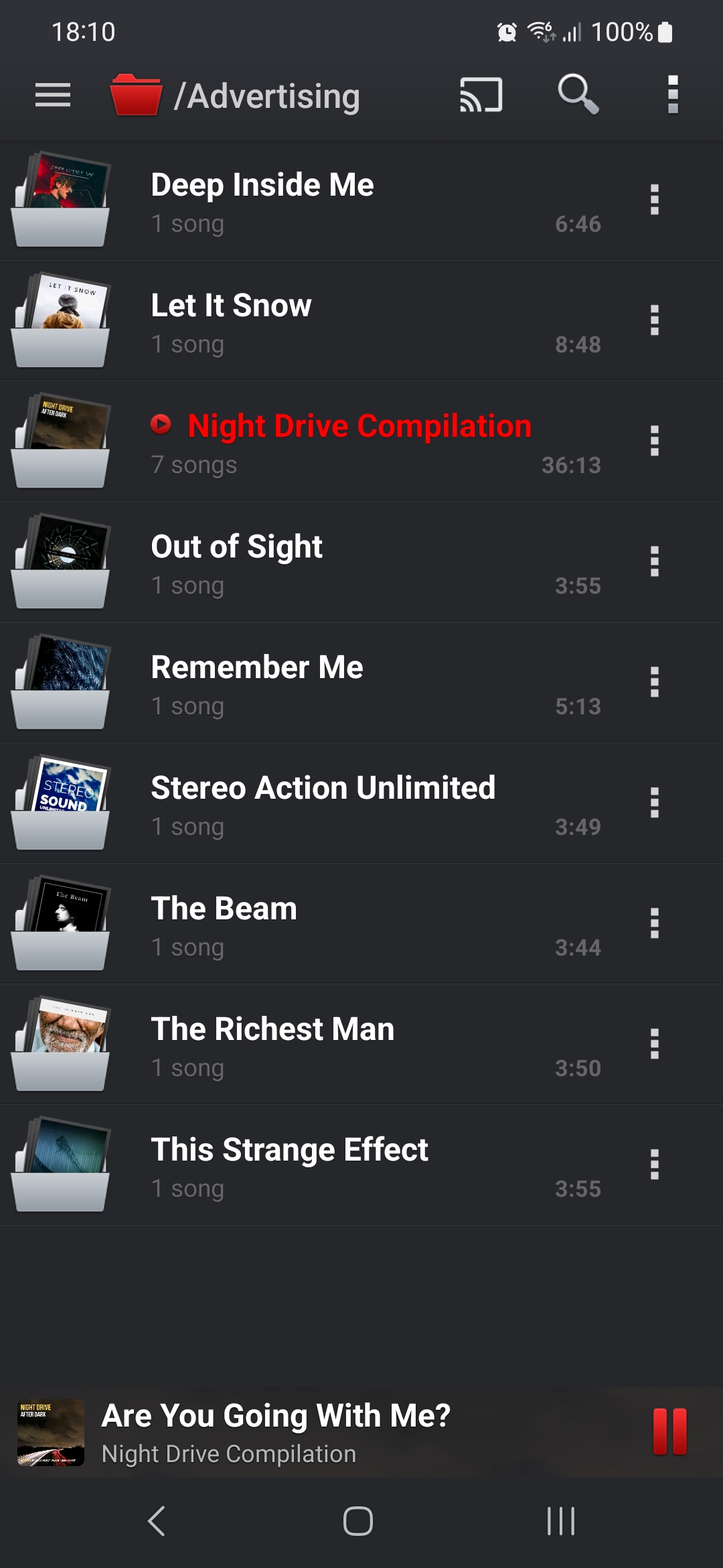 اسکرین شات 6 برنامه PlayerPro Music Player