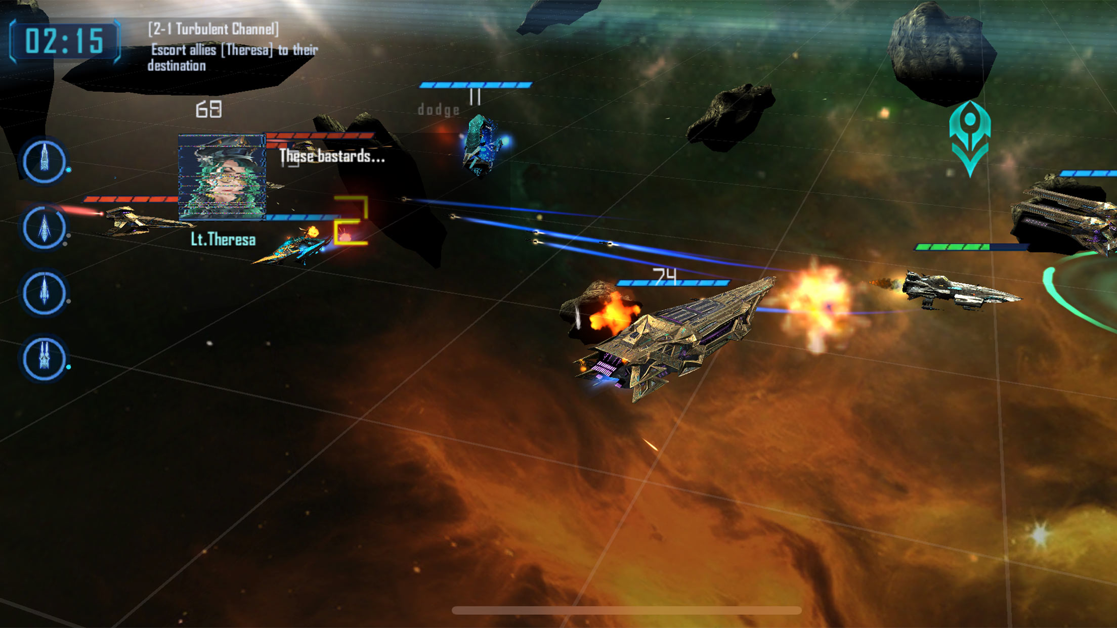اسکرین شات 4 بازی Galaxy Reavers 2 - Space RTS