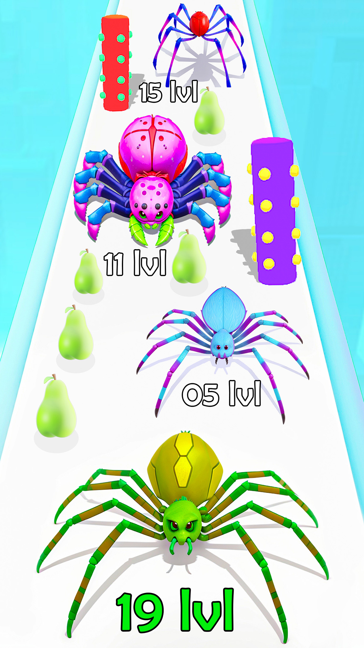 اسکرین شات 4 بازی Insects Run Evolve