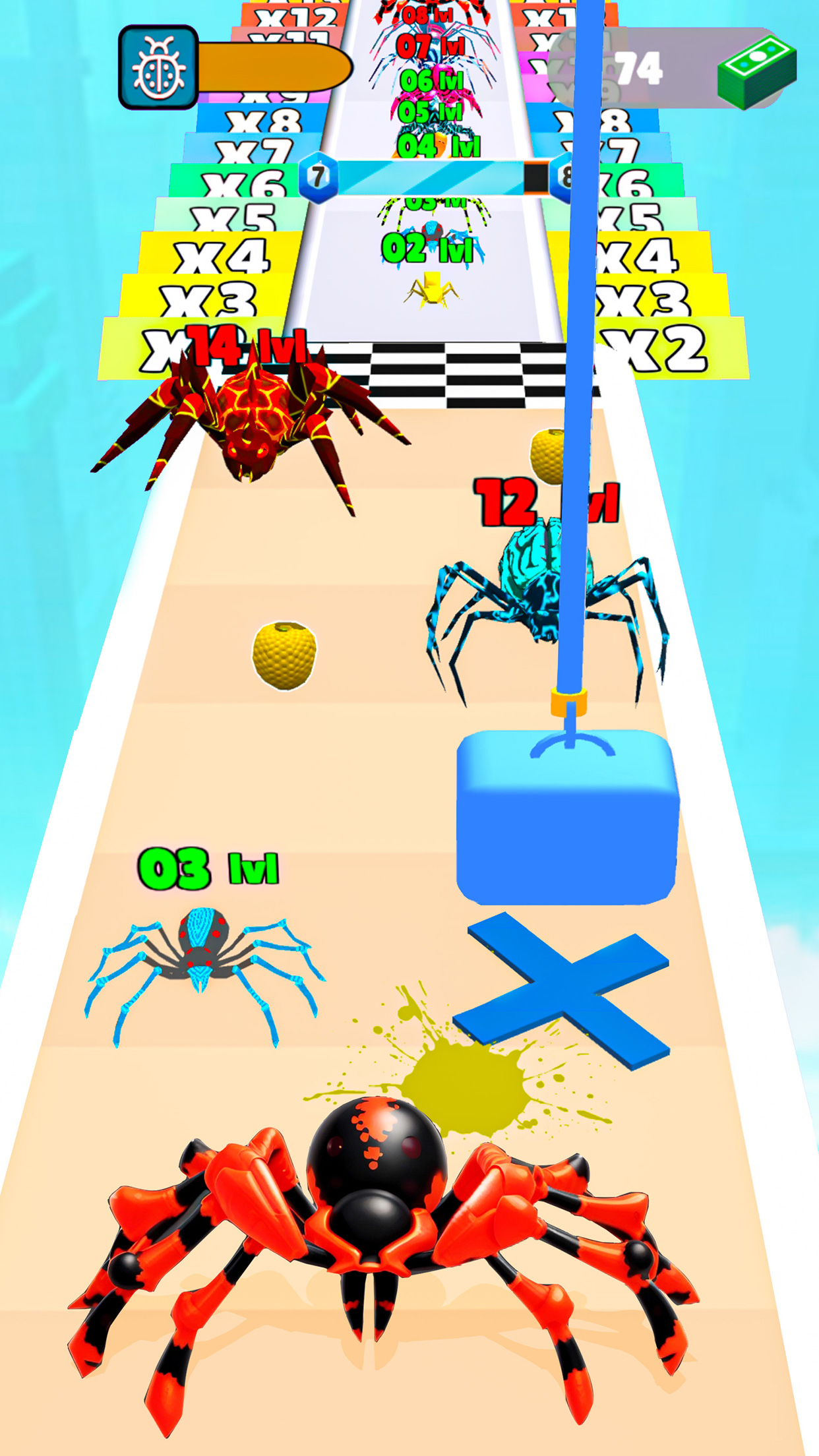 اسکرین شات 6 بازی Insects Run Evolve