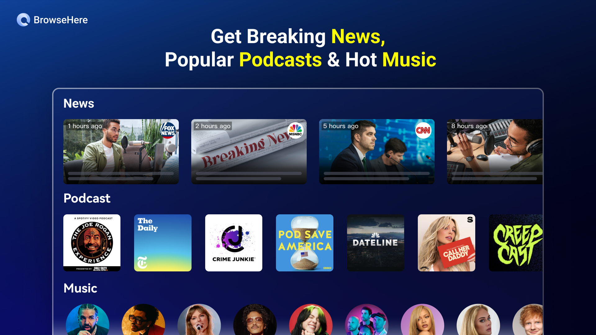 اسکرین شات 7 برنامه Browser TV Web - BrowseHere