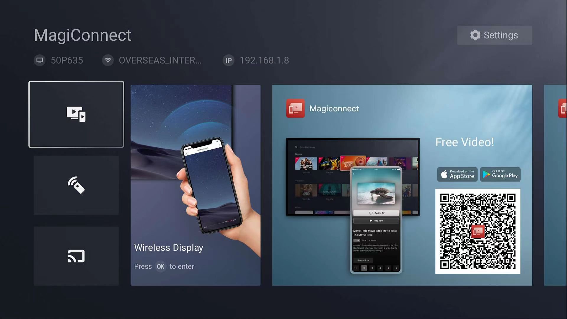 اسکرین شات 1 برنامه MagiConnect TV App Services
