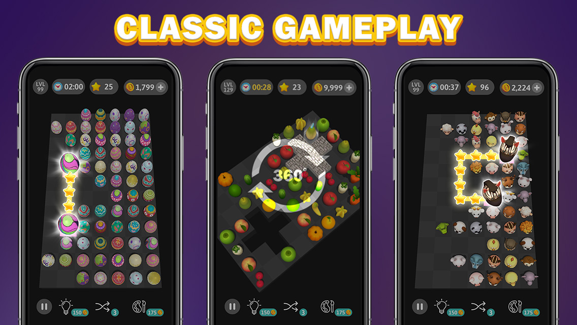 اسکرین شات 7 بازی Onet 3D: Connect 3D Pair Match