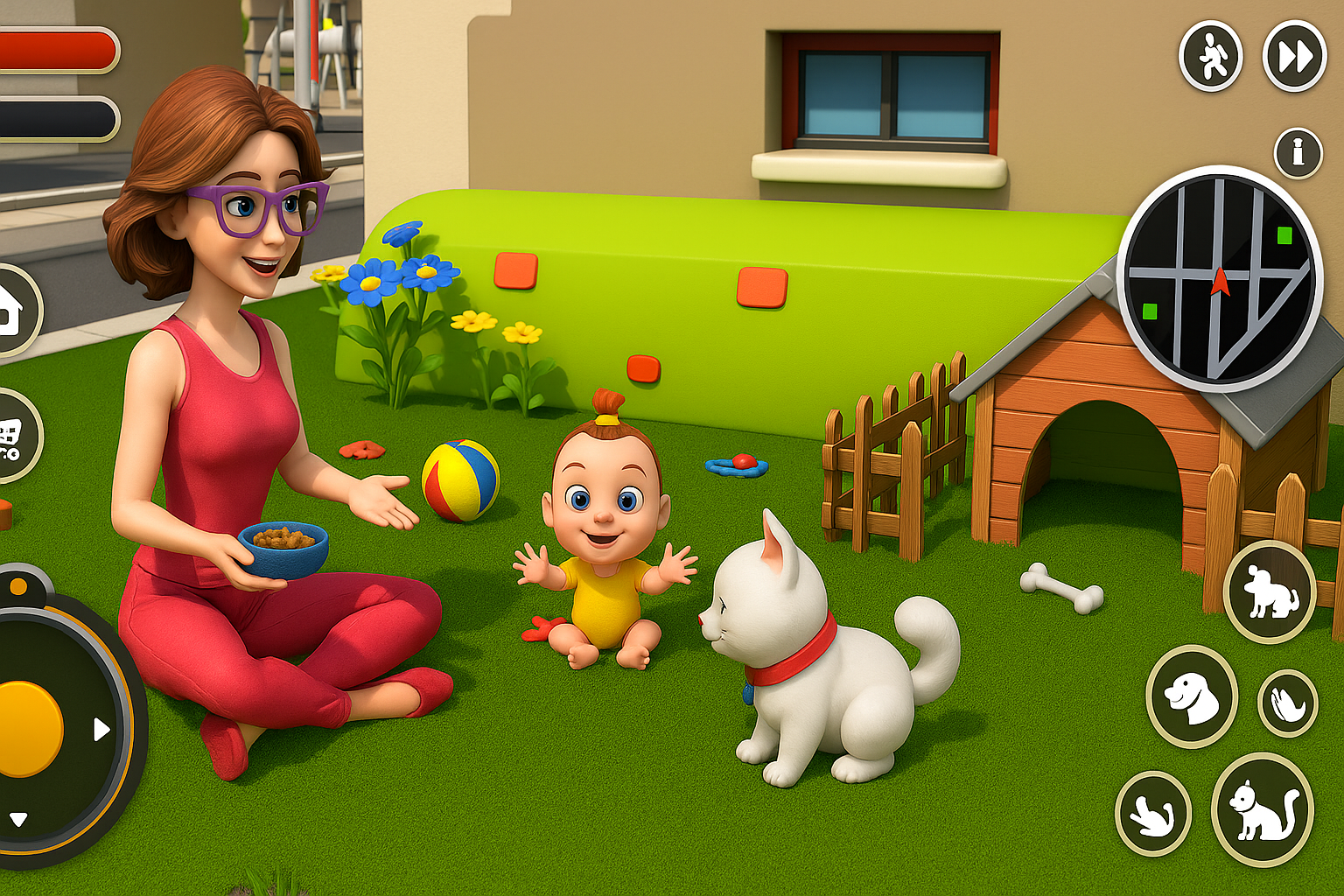 اسکرین شات 2 بازی Happy Home: Mom Simulator