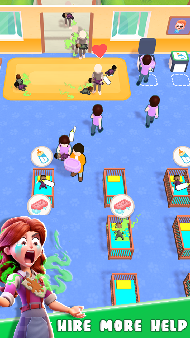 اسکرین شات 1 بازی My Perfect Daycare Idle Tycoon