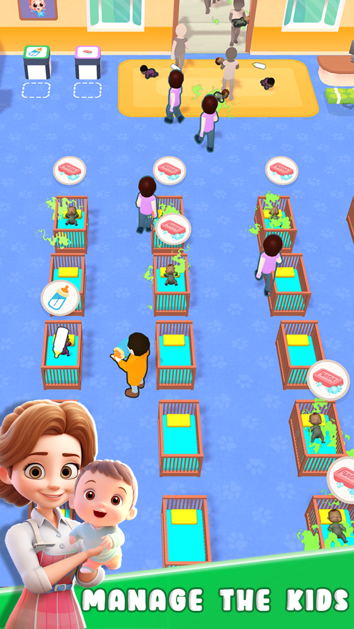 اسکرین شات 3 بازی My Perfect Daycare Idle Tycoon