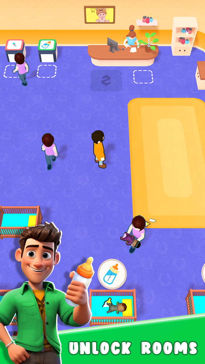 اسکرین شات 5 بازی My Perfect Daycare Idle Tycoon