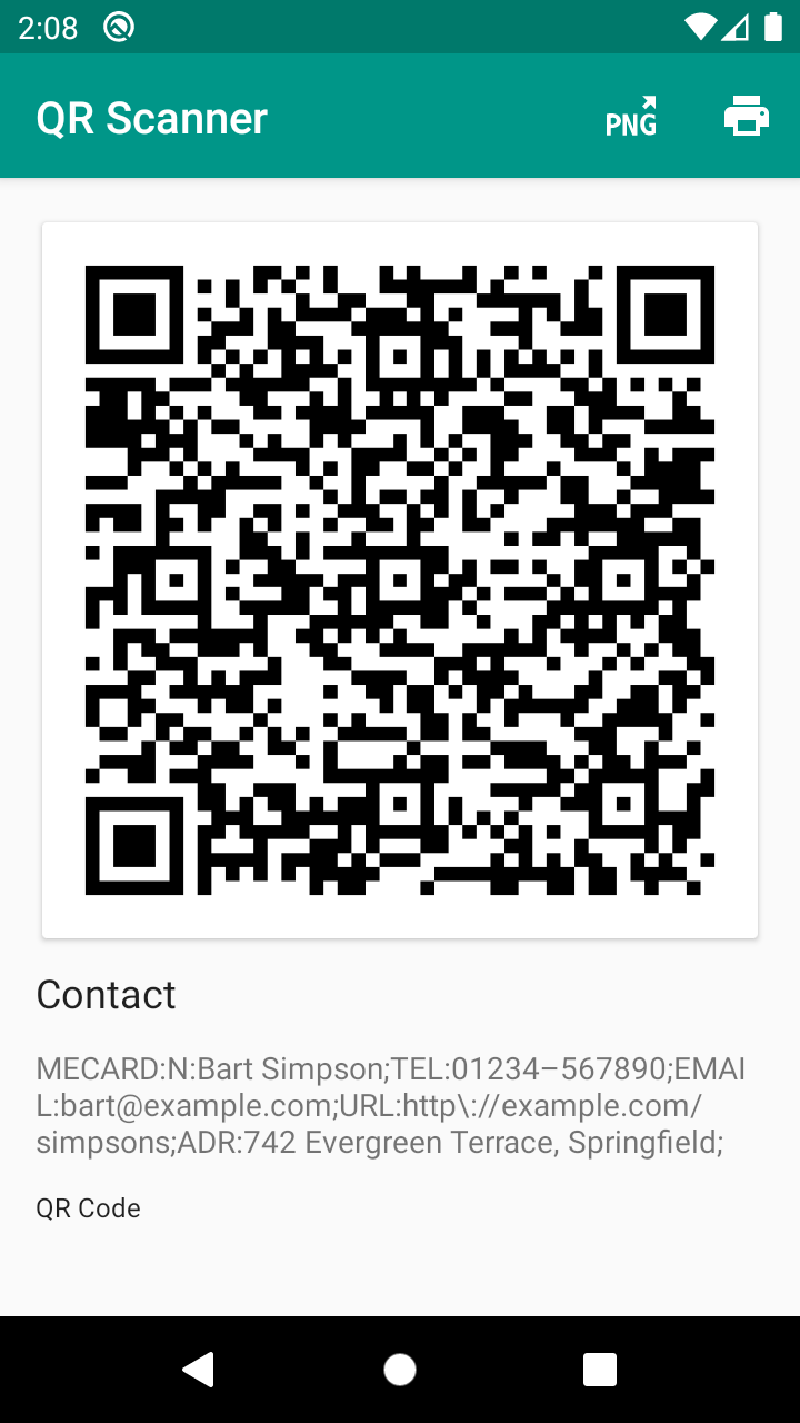 اسکرین شات 7 برنامه QR & Barcode Reader