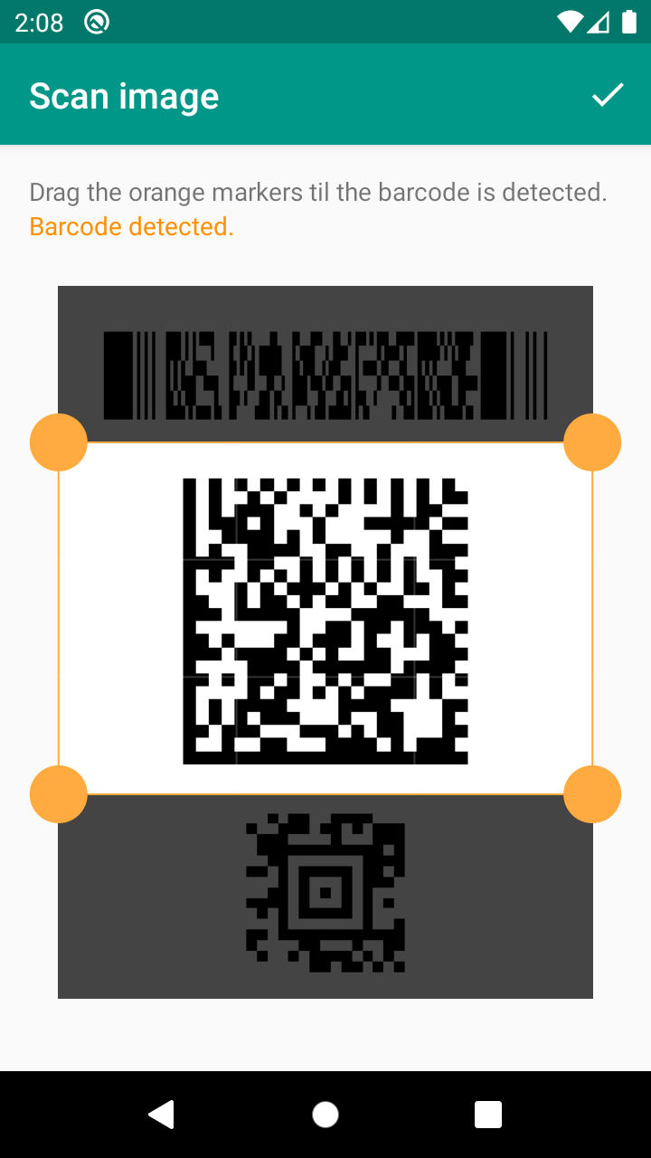 اسکرین شات 4 برنامه QR & Barcode Reader