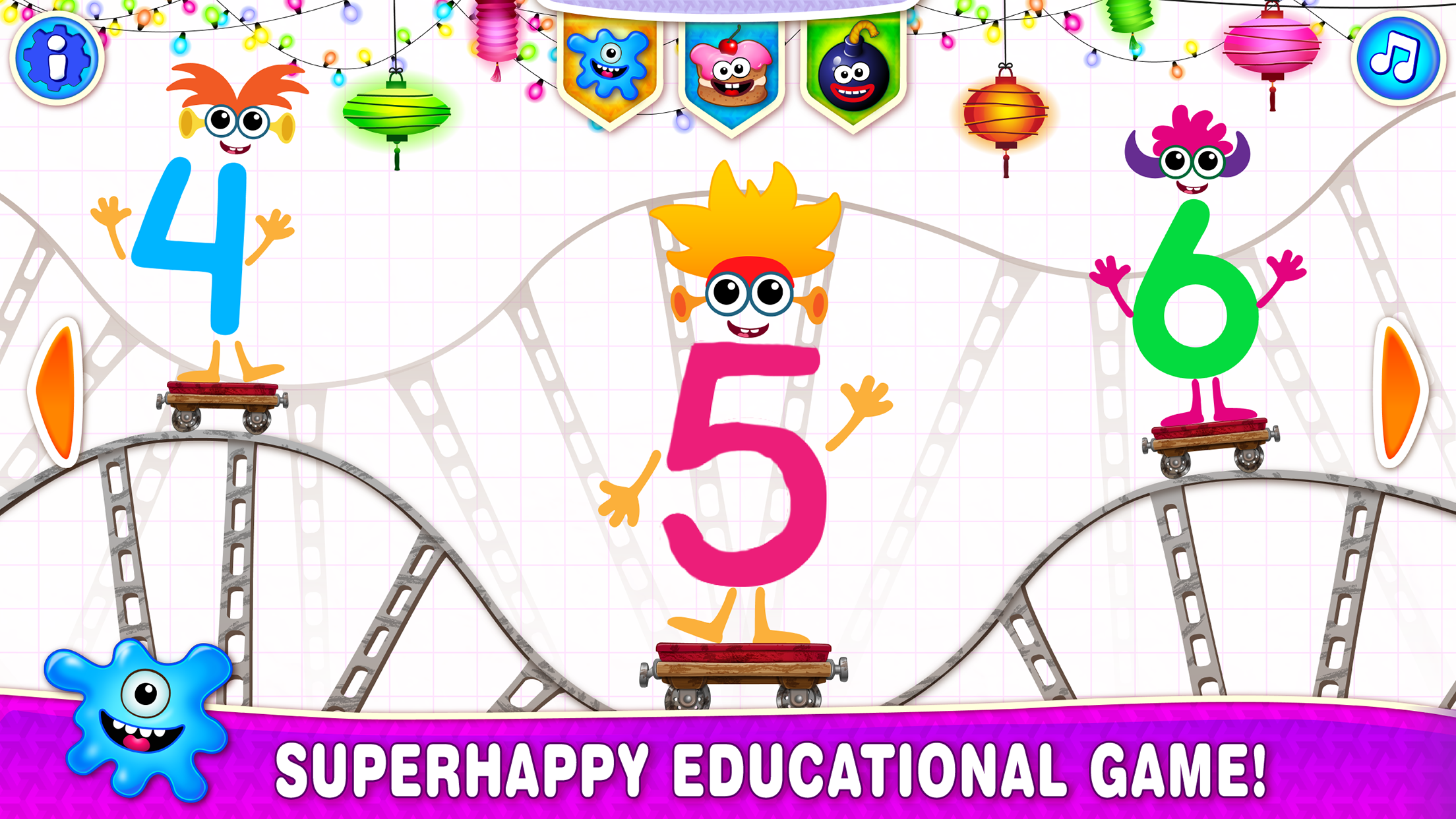 اسکرین شات 1 بازی Learning numbers for kids!