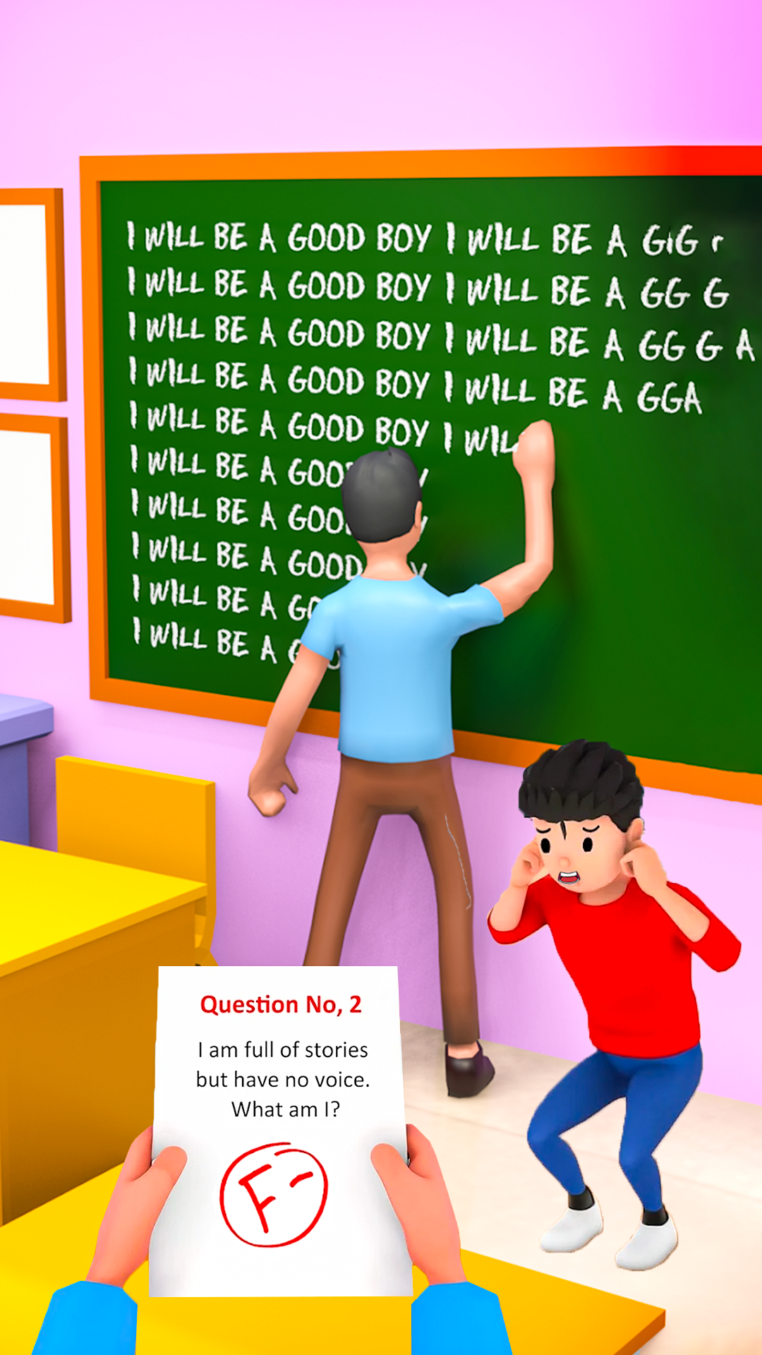 اسکرین شات 1 بازی Pass or Fail Teacher Game
