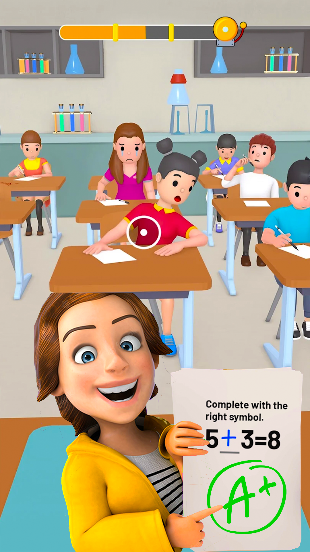 اسکرین شات 3 بازی Pass or Fail Teacher Game
