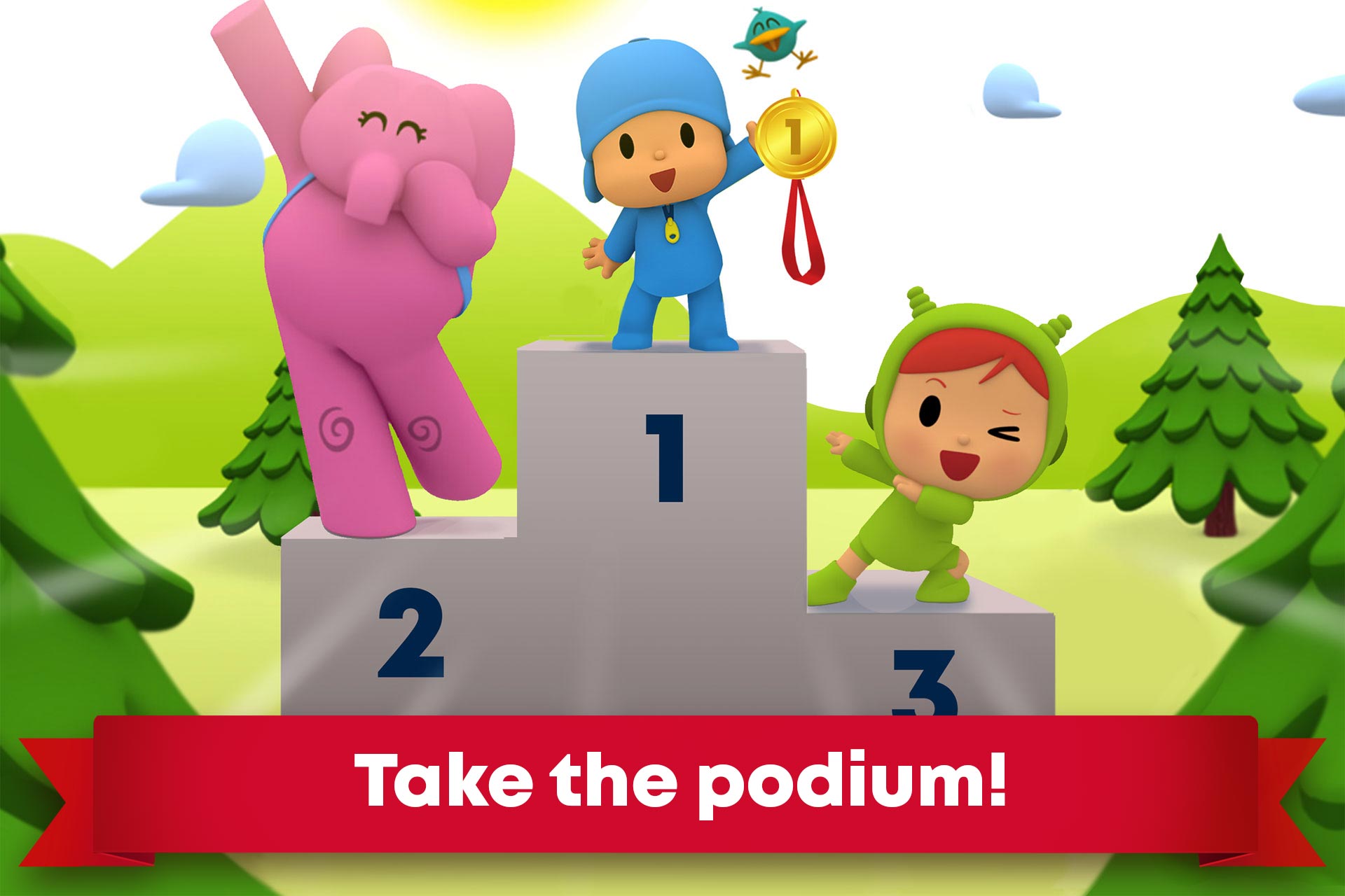 اسکرین شات 5 بازی Pocoyo Racing: Kids Car Race