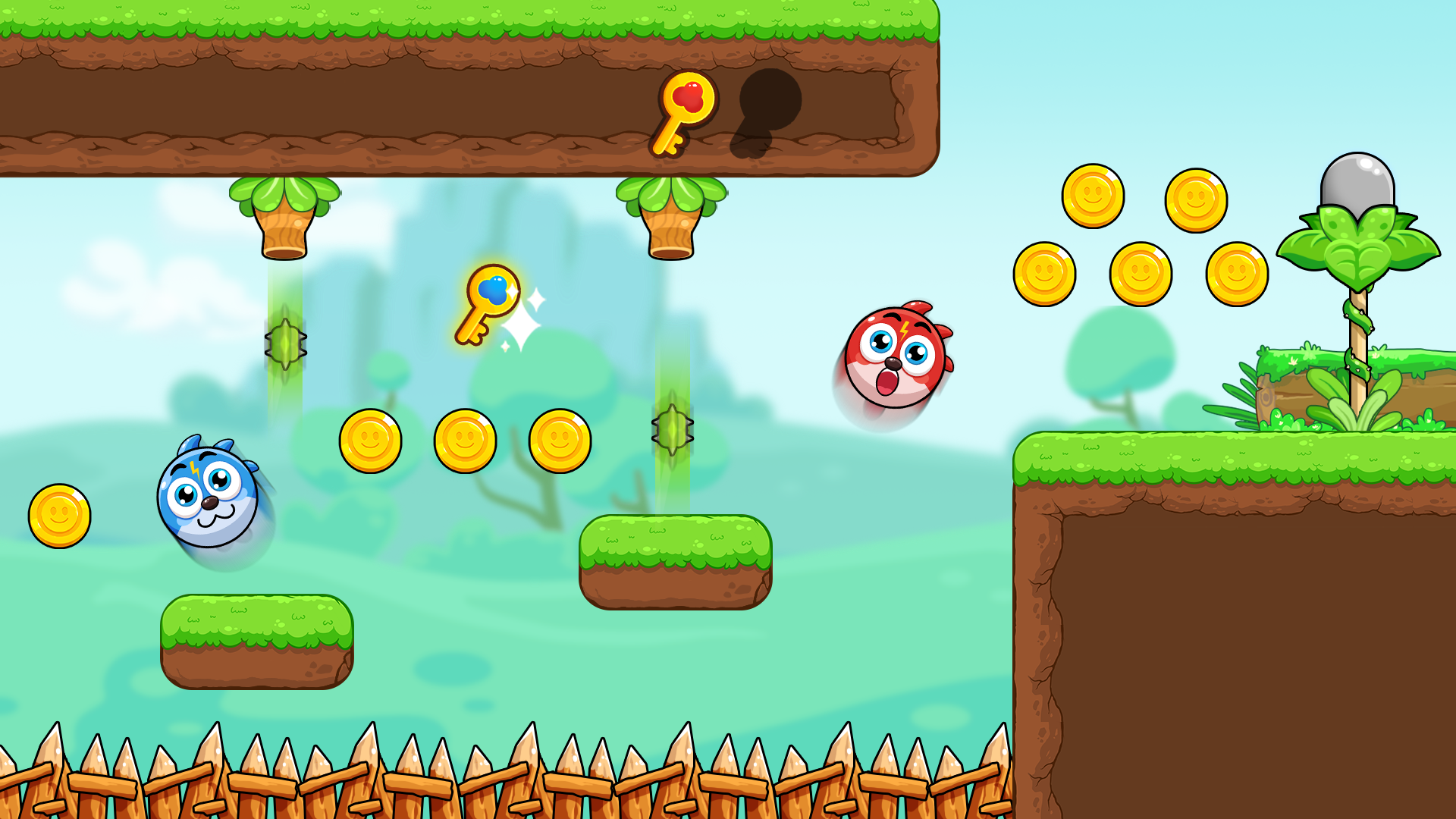 اسکرین شات 2 بازی Red and Blue: Ball Heroes