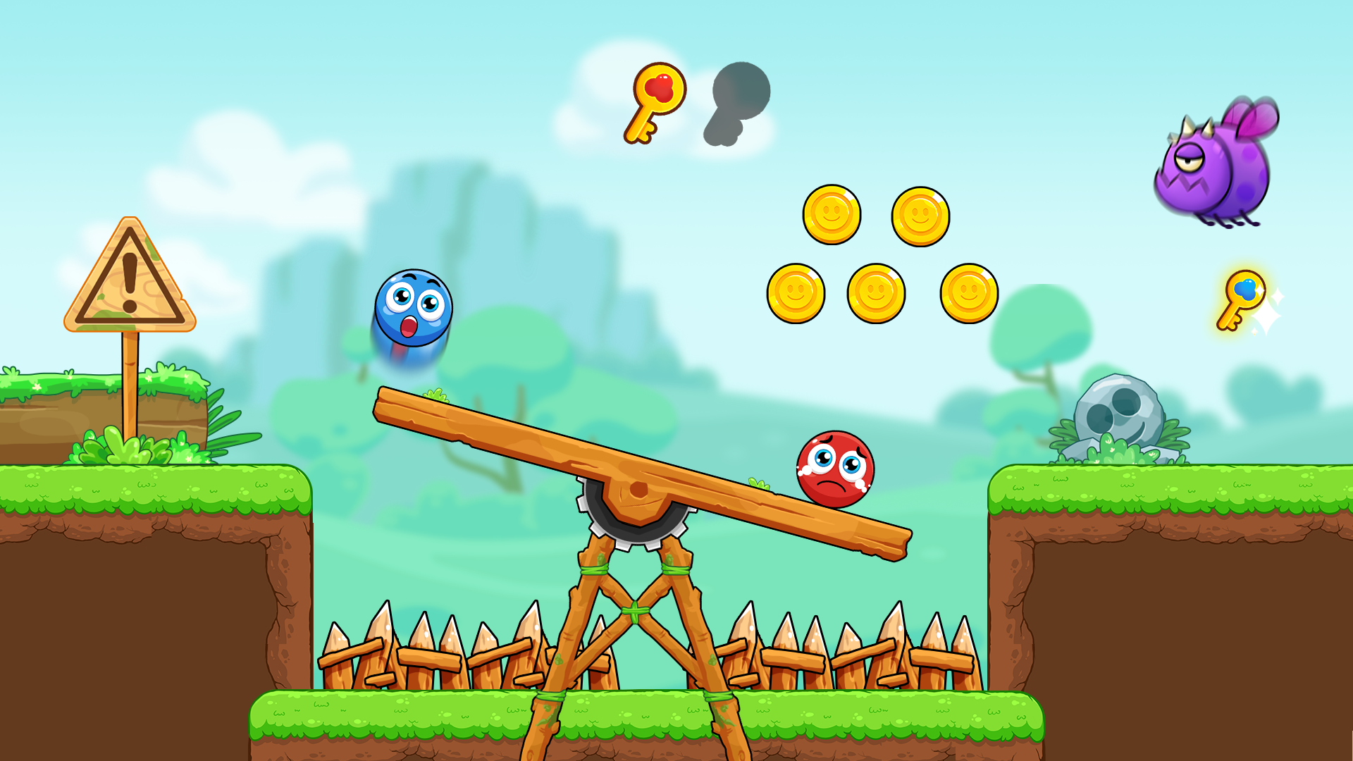 اسکرین شات 4 بازی Red and Blue: Ball Heroes