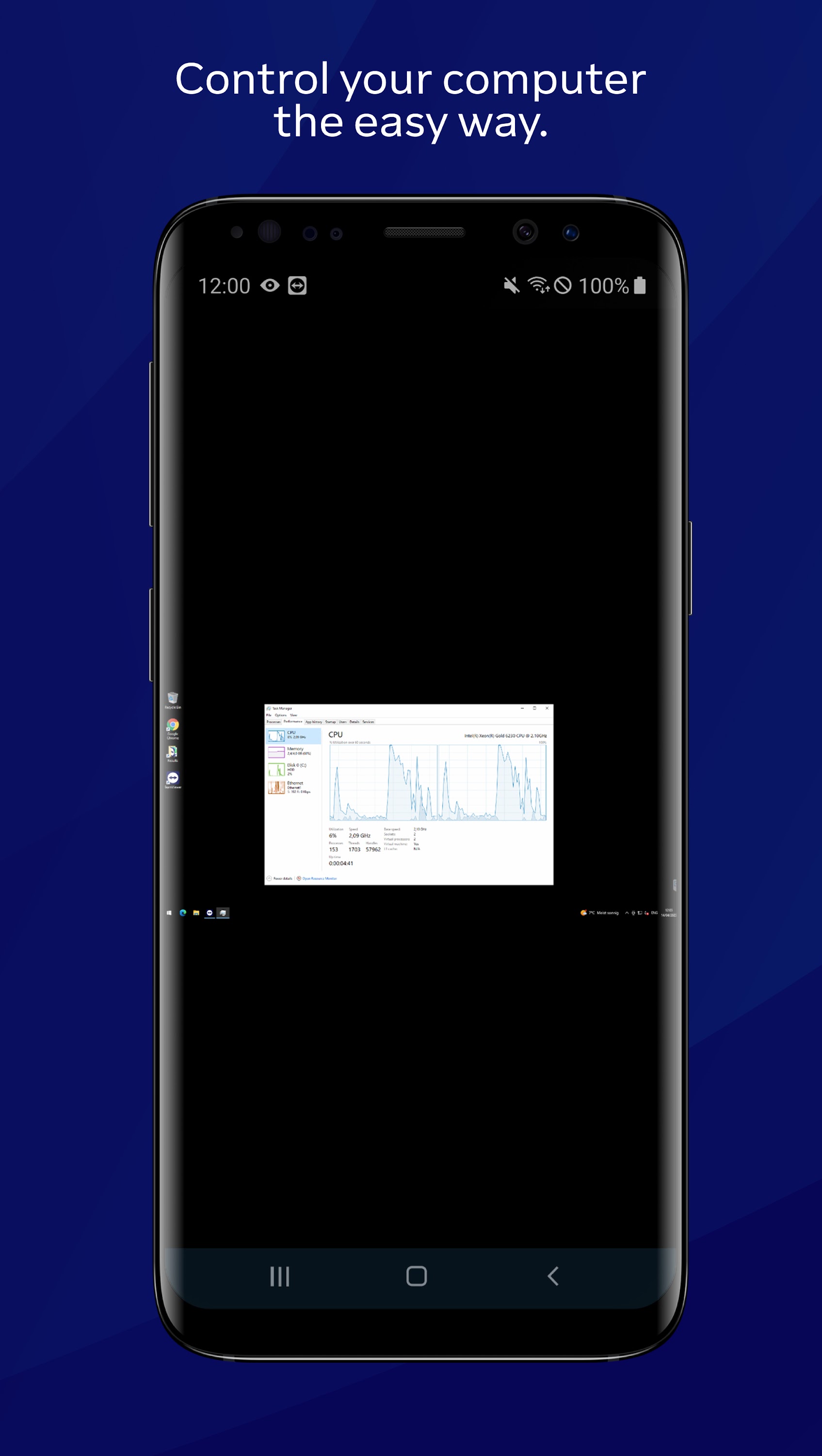 اسکرین شات 2 برنامه TeamViewer Remote Control