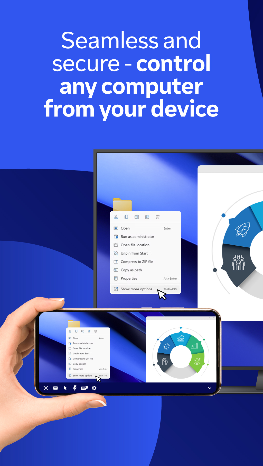 اسکرین شات 3 برنامه TeamViewer Remote Control