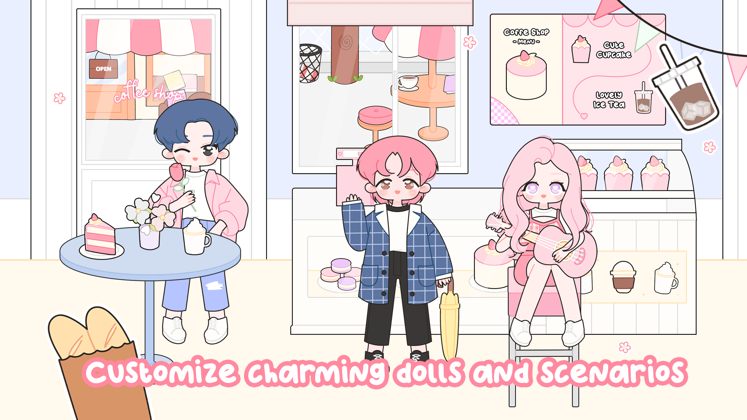 اسکرین شات 6 بازی Charmy Dolls : Dress Up Game