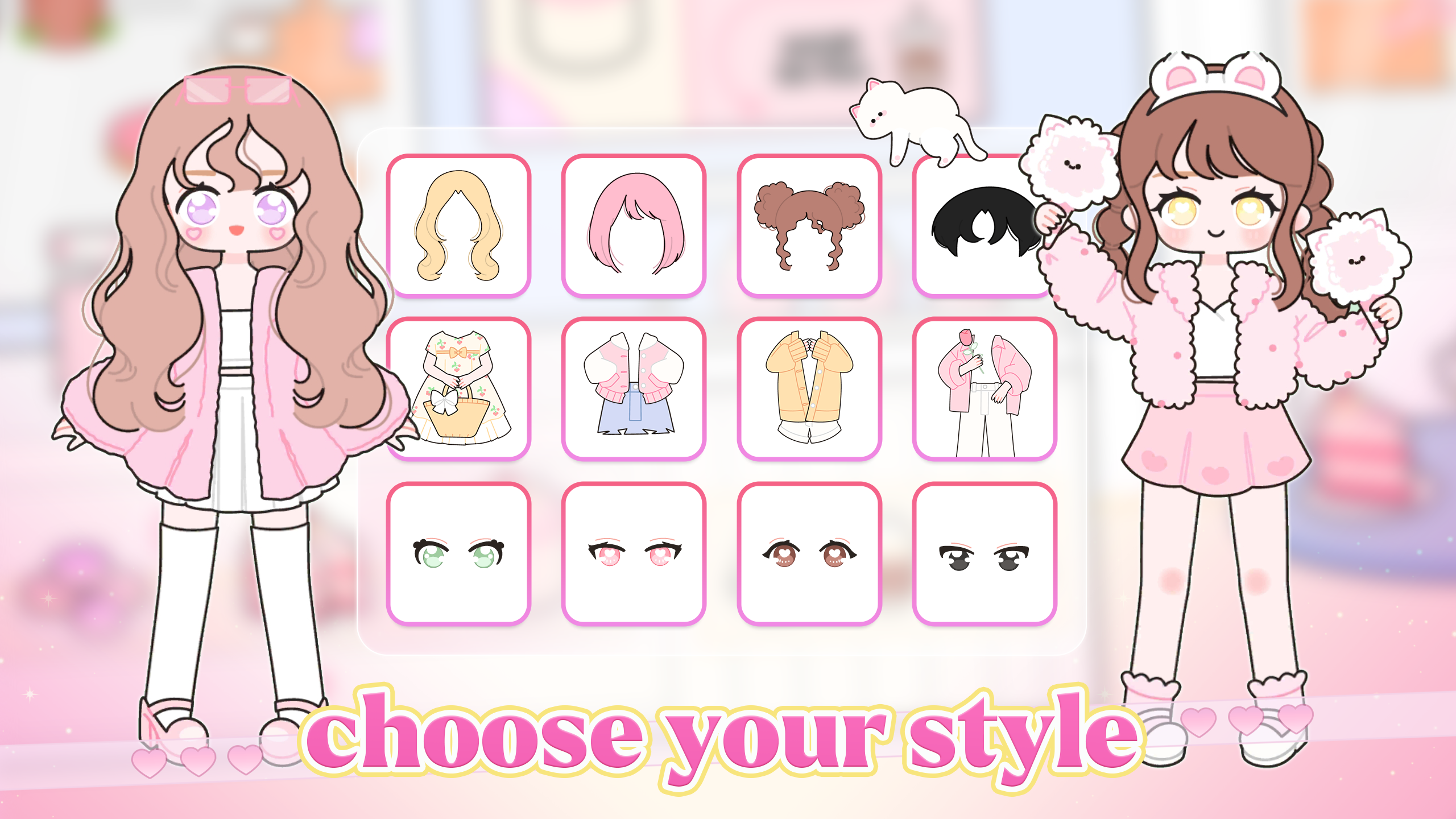 اسکرین شات 2 بازی Charmy Dolls : Dress Up Game